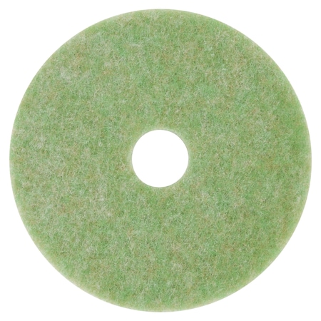 3M Low-Speed TopLine Autoscrubber Floor Pads 5000, 13", Green/Amber, PK5 5000